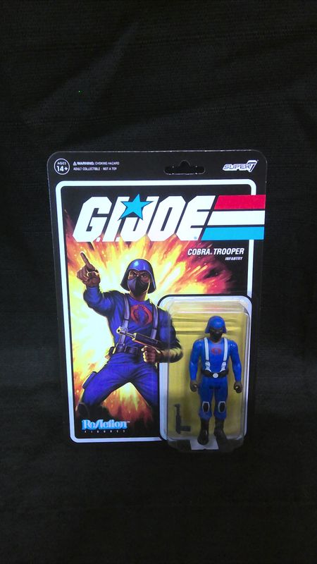 GI Joe Super 7 ReAction Cobra Trooper 2 GI Joe Super 7 ReAction Cobra Trooper 2