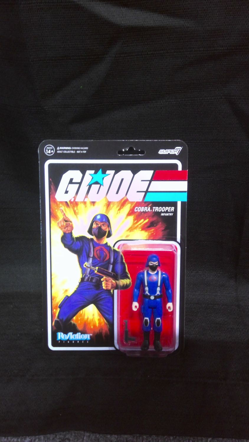 GI Joe Super 7 ReAction Cobra Trooper GI Joe Super 7 ReAction Cobra Trooper