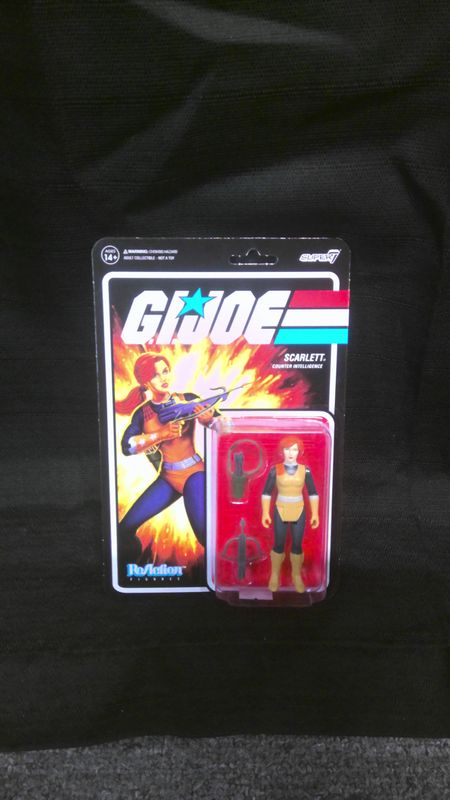 GI Joe Super 7 ReAction Scarlett GI Joe Super 7 ReAction Scarlett