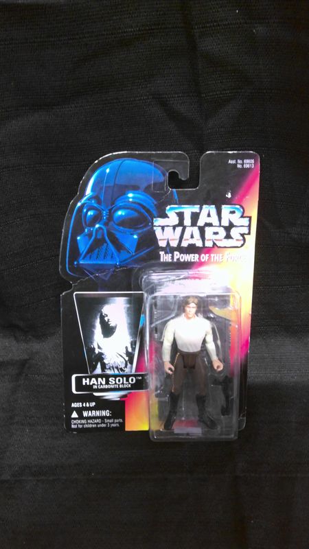 Star Wars POTF Han Solo in Carbonite Block Star Wars POTF Han Solo in Carbonite Block