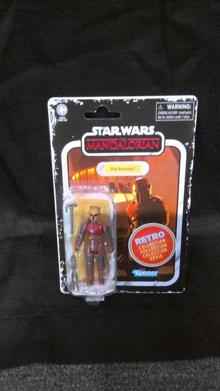Star Wars The Mandalorian Retro Collection The Armorer Star Wars The Mandalorian Retro Collection The Armorer
