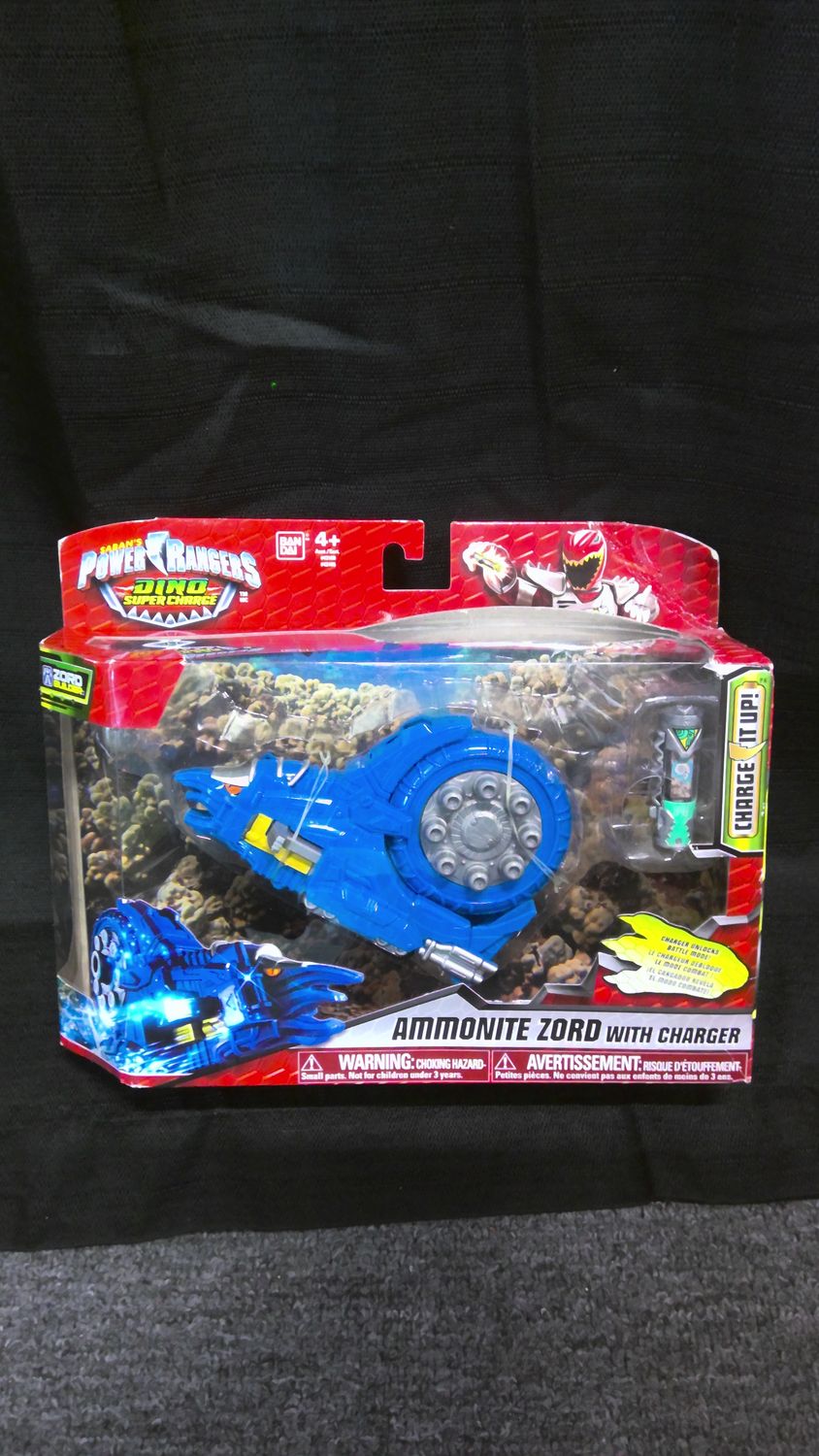Saban's Power Rangers Dino Charge Ammonite Zord with Charger
