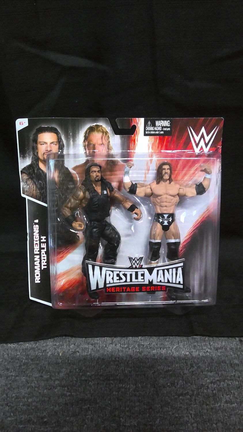 Wrestle Mania Heritage Series Roman Reigns & Triple H Wrestle Mania Heritage Series Roman Reigns & Triple H