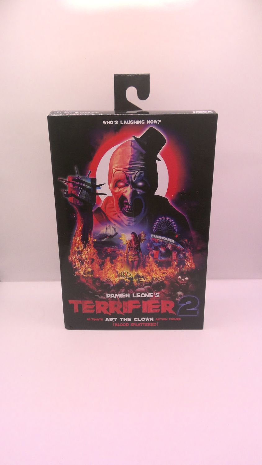 NECA Terrifier 2 Art The Clown Blood Spattered