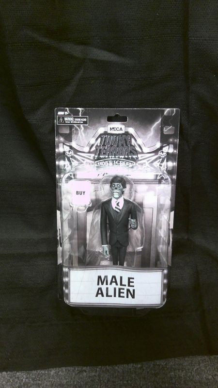 NECA Toony Terrors They Live Male Alien B&W NECA Toony Terrors They Live Male Alien B&W