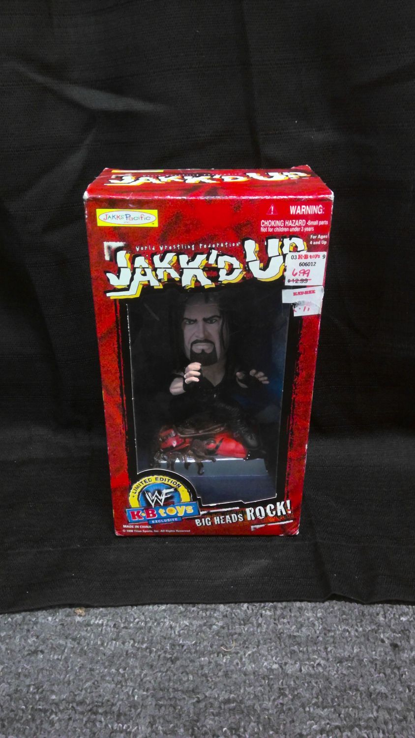 WWE Jakks Pacific Jakk'd Up Big Heads Undertaker 