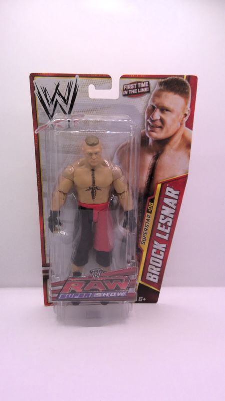 Mattel WWE Raw Super Show Brock Lesnar First Time In The Line Mattel WWE Raw Super Show Brock Lesnar First Time In The Line