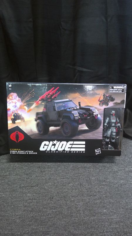 GI Joe Classified Series Cobra Night Attack Stinger & Driver GI Joe Classified Series Cobra Night Attack Stinger & Driver