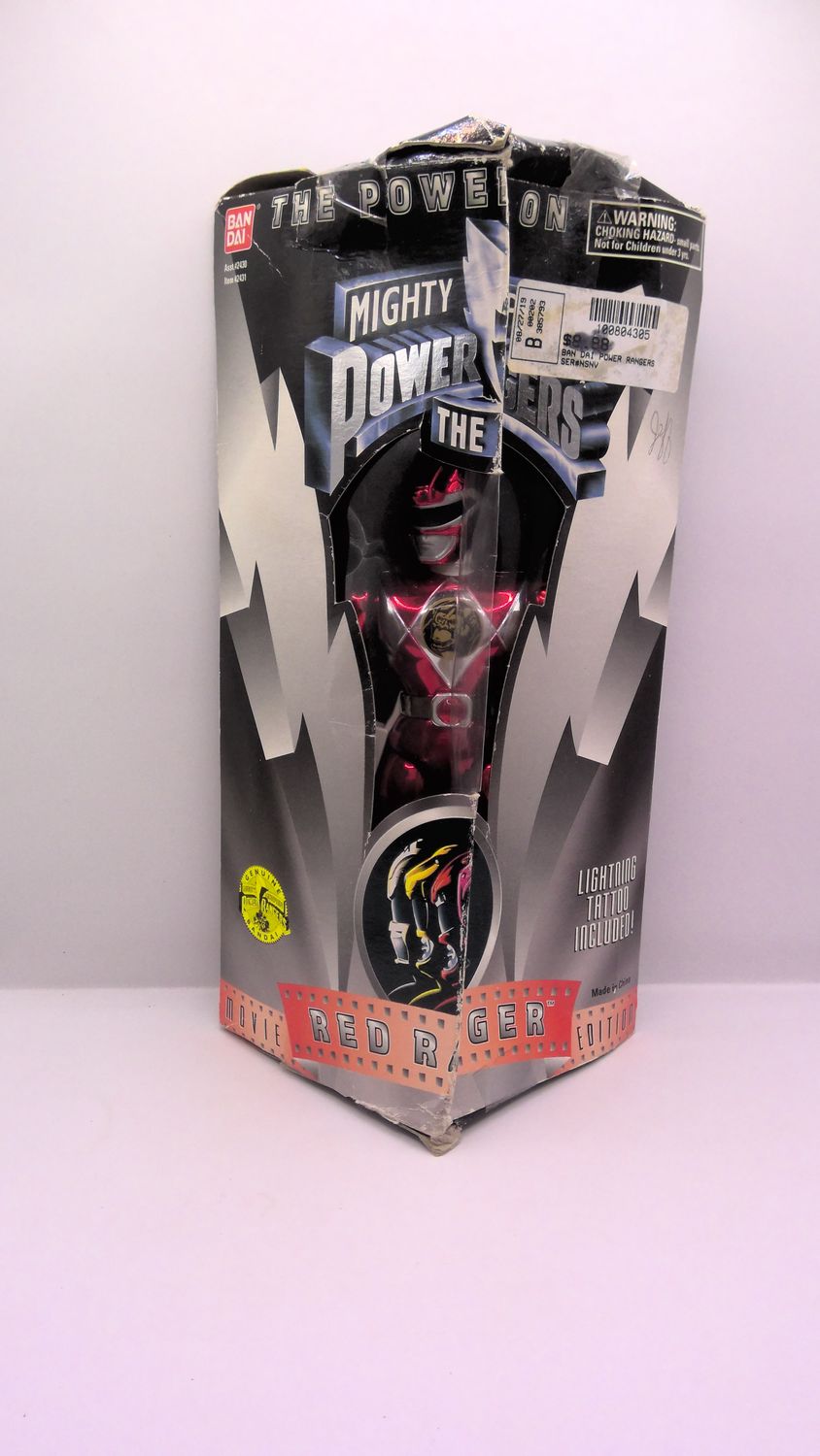 Ban Dai Might Morphin Power Rangers Red Ranger Movie Edition Ban Dai Might Morphin Power Rangers Red Ranger Movie Edition