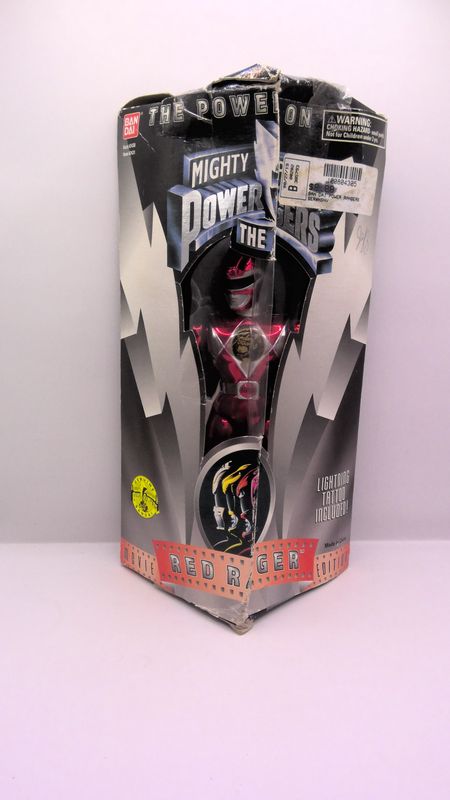 Ban Dai Might Morphin Power Rangers Red Ranger Movie Edition Ban Dai Might Morphin Power Rangers Red Ranger Movie Edition