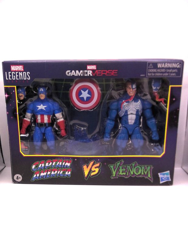 Marvel Legends Gamer Verse Captain America Vs Venom Marvel Legends Gamer Verse Captain America Vs Venom