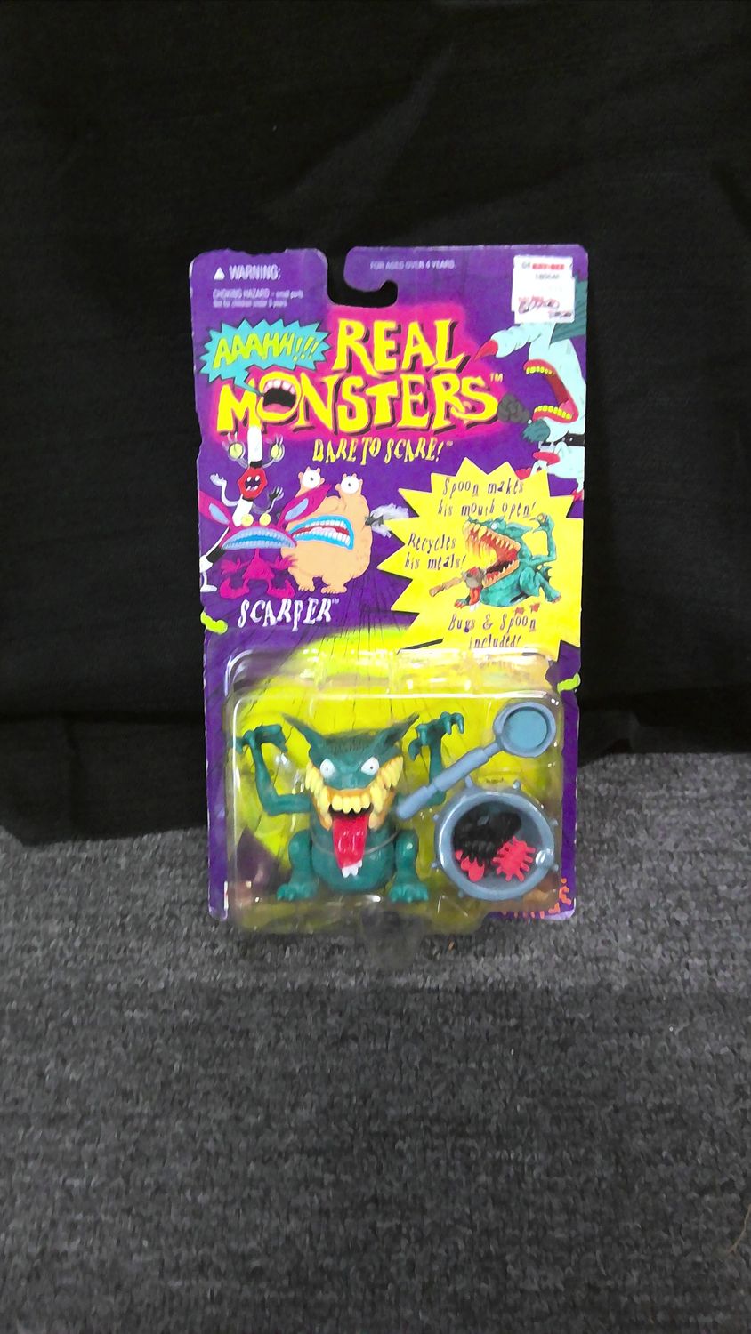 Mattel Nickelodeon Real Monsters Scarfer Mattel Nickelodeon Real Monsters Scarfer