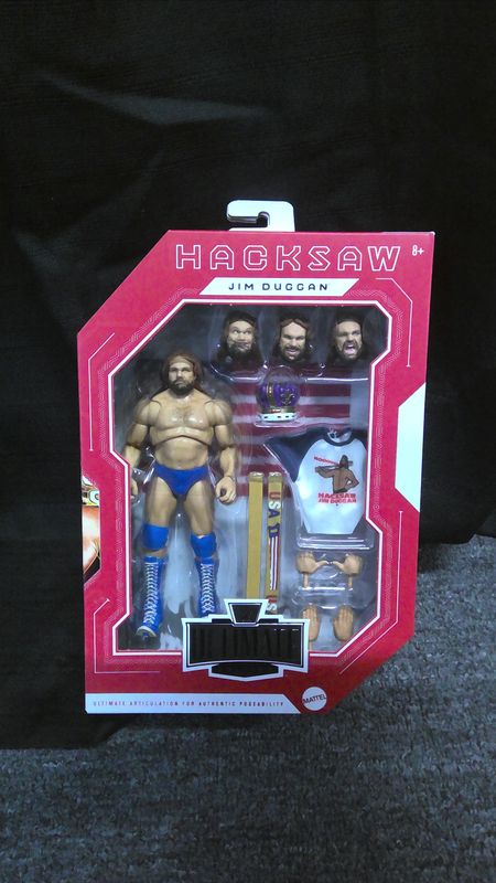 Mattel WWE Ultimate Edition Hacksaw Jim Duggan Mattel WWE Ultimate Edition Hacksaw Jim Duggan