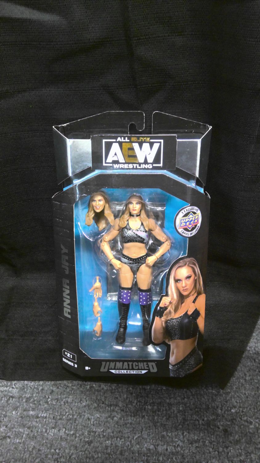 AWE Unmatched Collection Anna Jay with Upper Deck Cards AWE Unmatched Collection Anna Jay with Upper Deck Cards