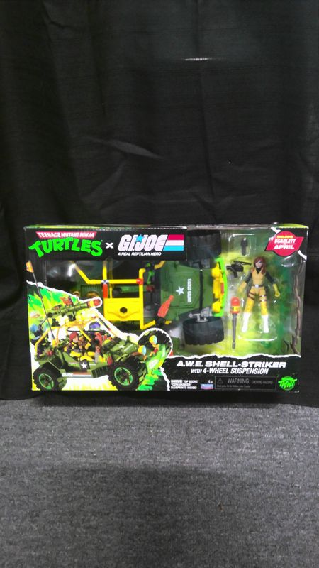 TMNT GI Joe A.W.E. Shell Striker With 4-Wheel Suspension TMNT GI Joe A.W.E. Shell Striker With 4-Wheel Suspension