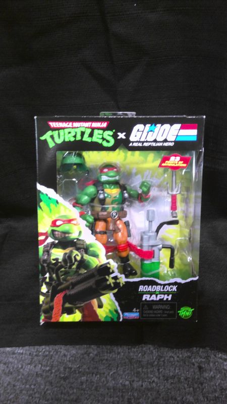 TMNT GI Joe Roadblock Raph TMNT GI Joe Roadblock Raph