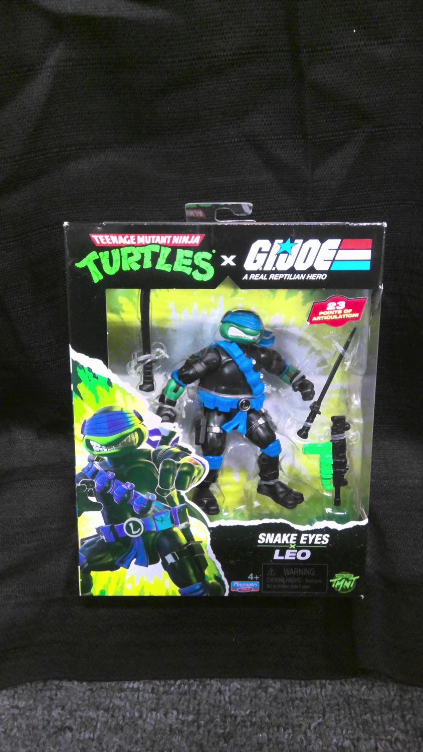 TMNT GI Joe Snake Eyes Leo TMNT GI Joe Snake Eyes Leo