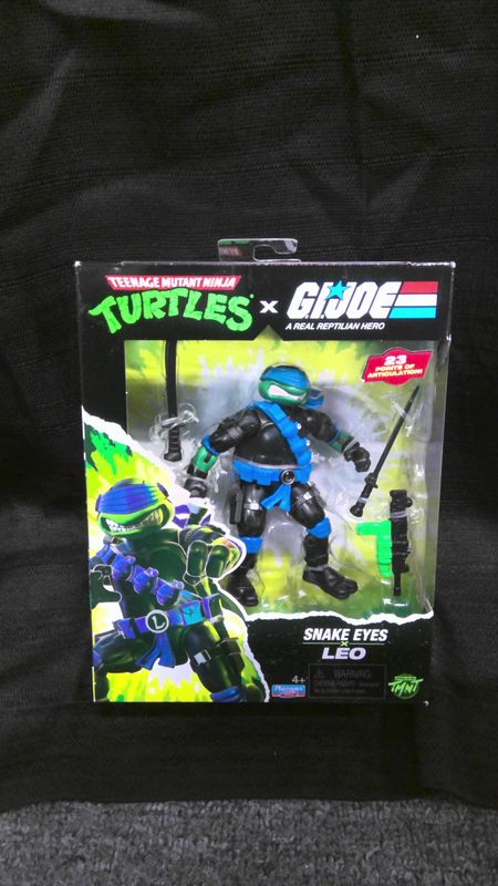 TMNT GI Joe Snake Eyes Leo TMNT GI Joe Snake Eyes Leo