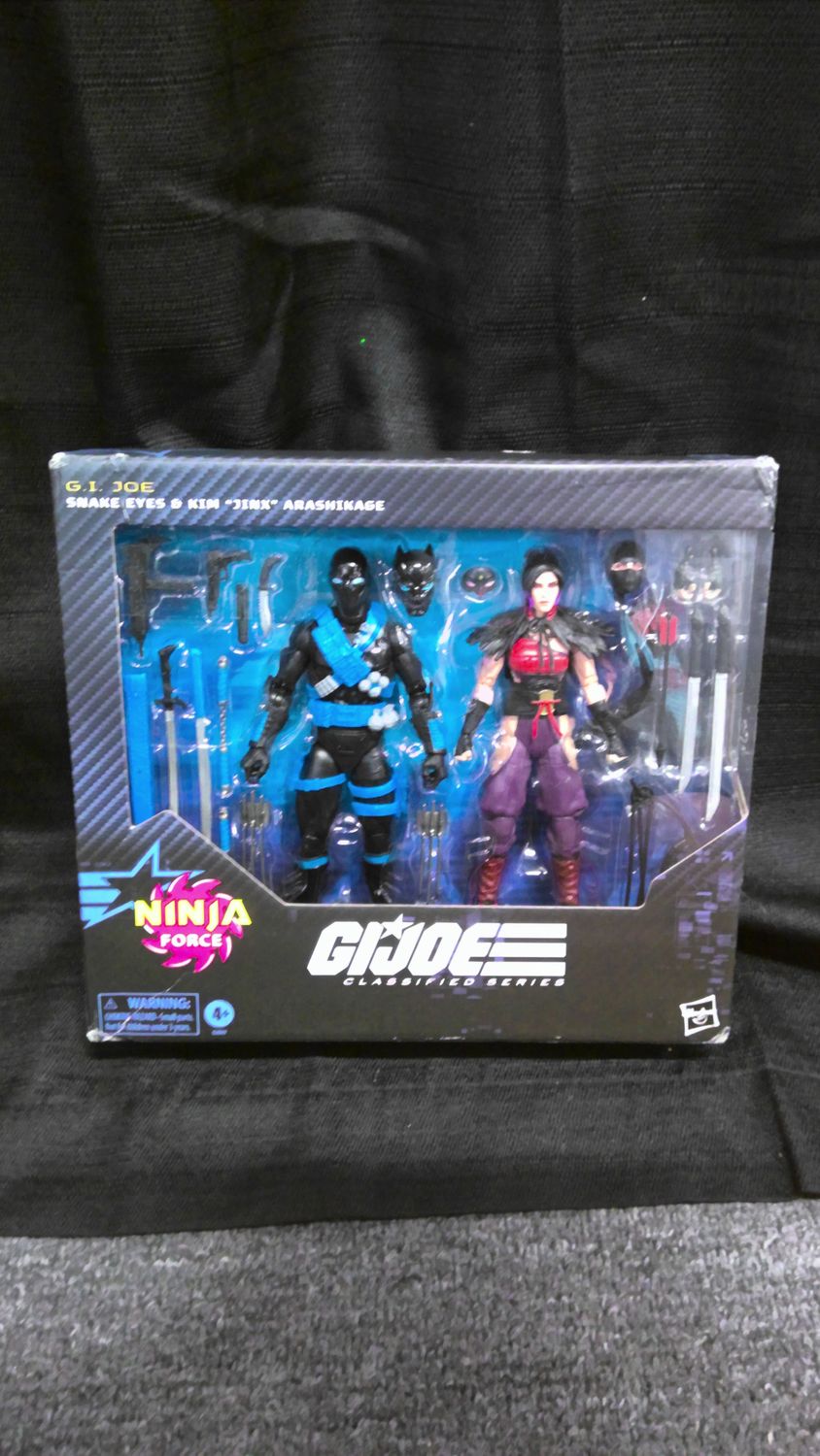 Hasbro GI Joe Classified Series Ninja Force Snake Eyes & Kim Jinx Arashikage Hasbro GI Joe Classified Series Ninja Force Snake Eyes & Kim Jinx Arashikage