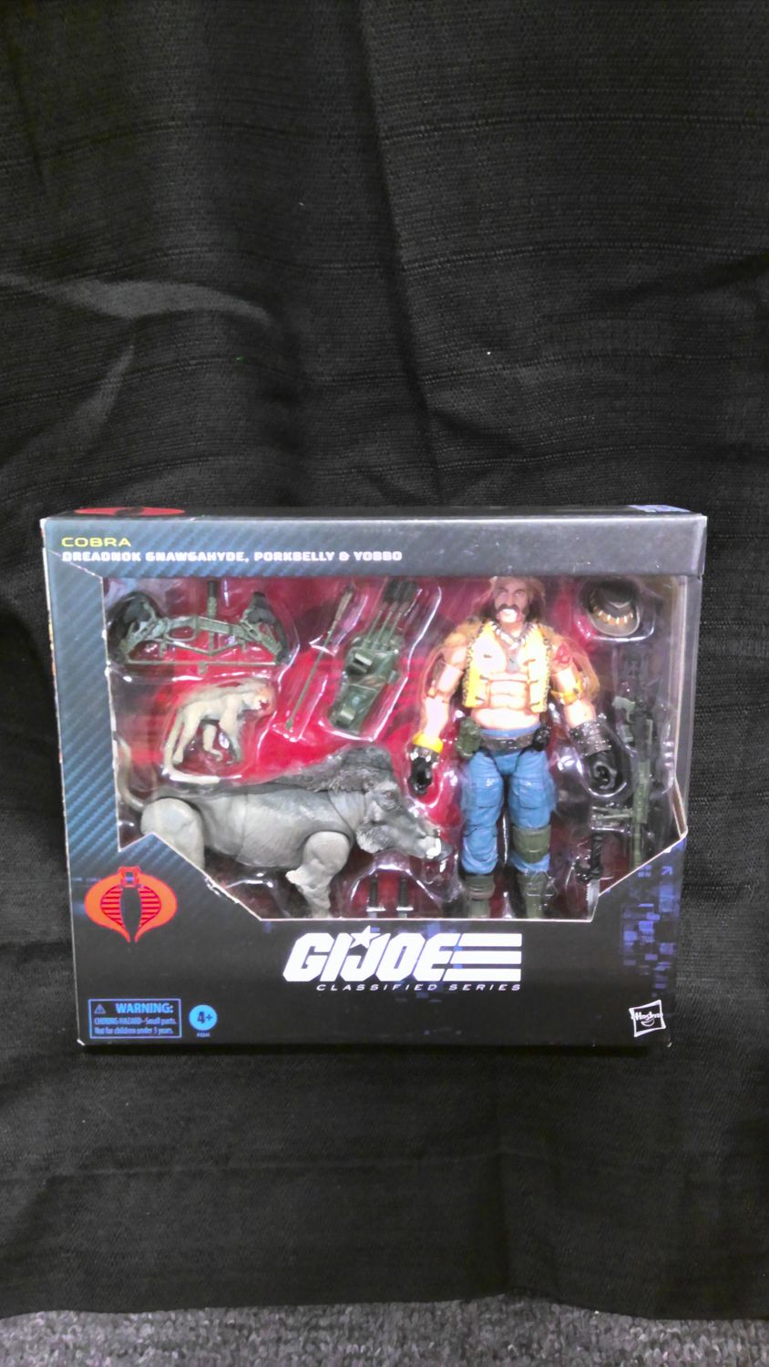 Hasbro GI Joe Classified Series Dreadnok Gnawgahyde, Porkbelly & Yobbo Hasbro GI Joe Classified Series Dreadnok Gnawgahyde, Porkbelly & Yobbo