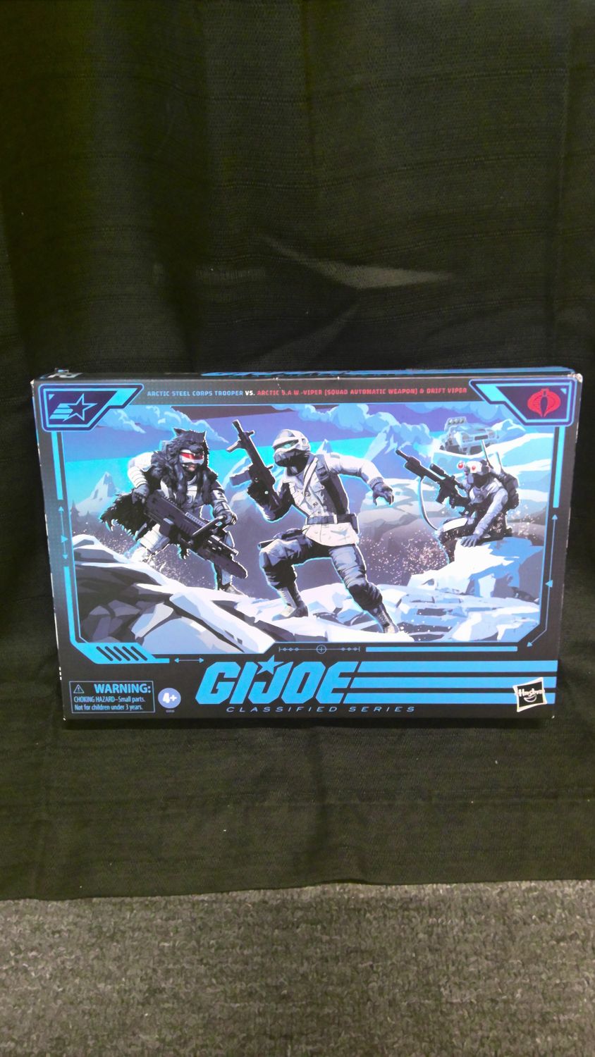 Hasbro GI Joe Classified Series Arctic Steel Corps Trooper VS. Arctic Saw Viper &amp; Drift Viper