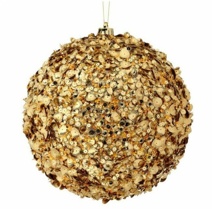 200MM GLAMOR SEQUIN BALL ORNAMENT