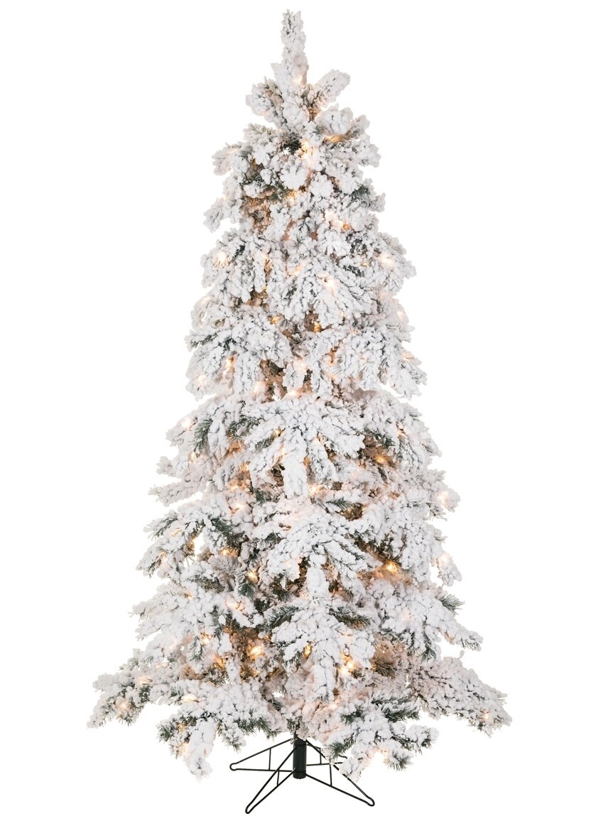 7&#39; 6&quot;H FLOCKED HIGH SIERRA TREE