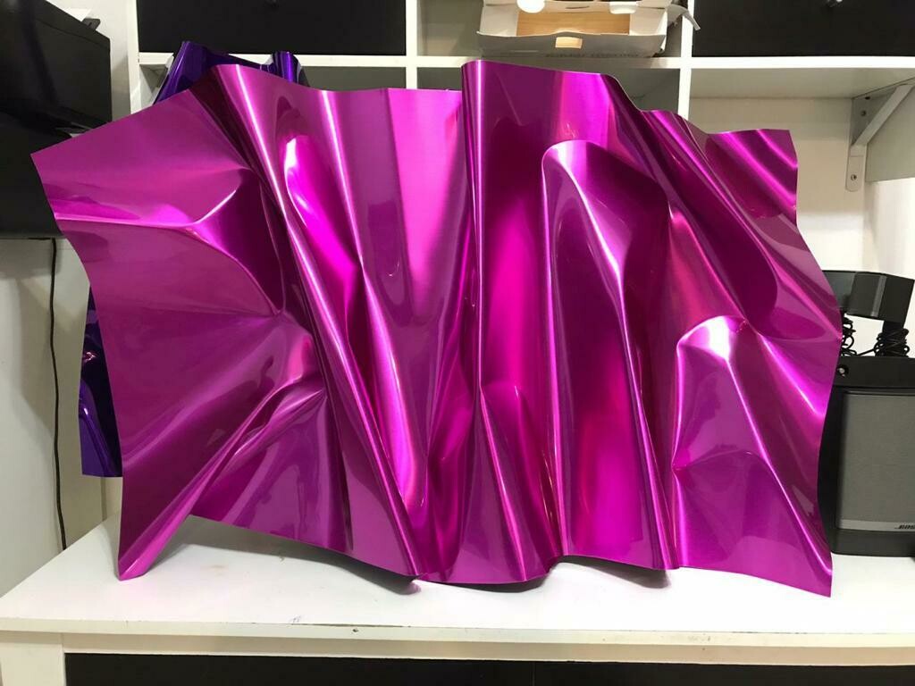 Escultura de Aluminio Fucsia