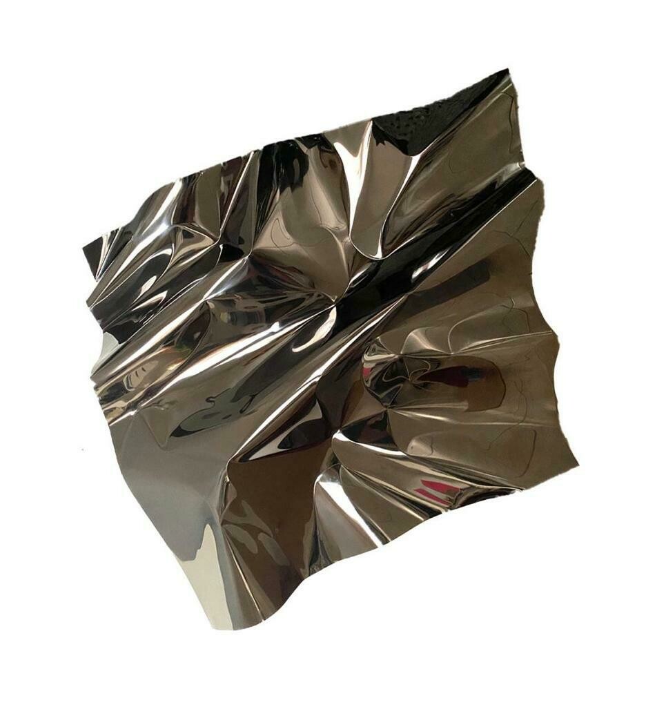 Escultura de Aluminio Café Brillante