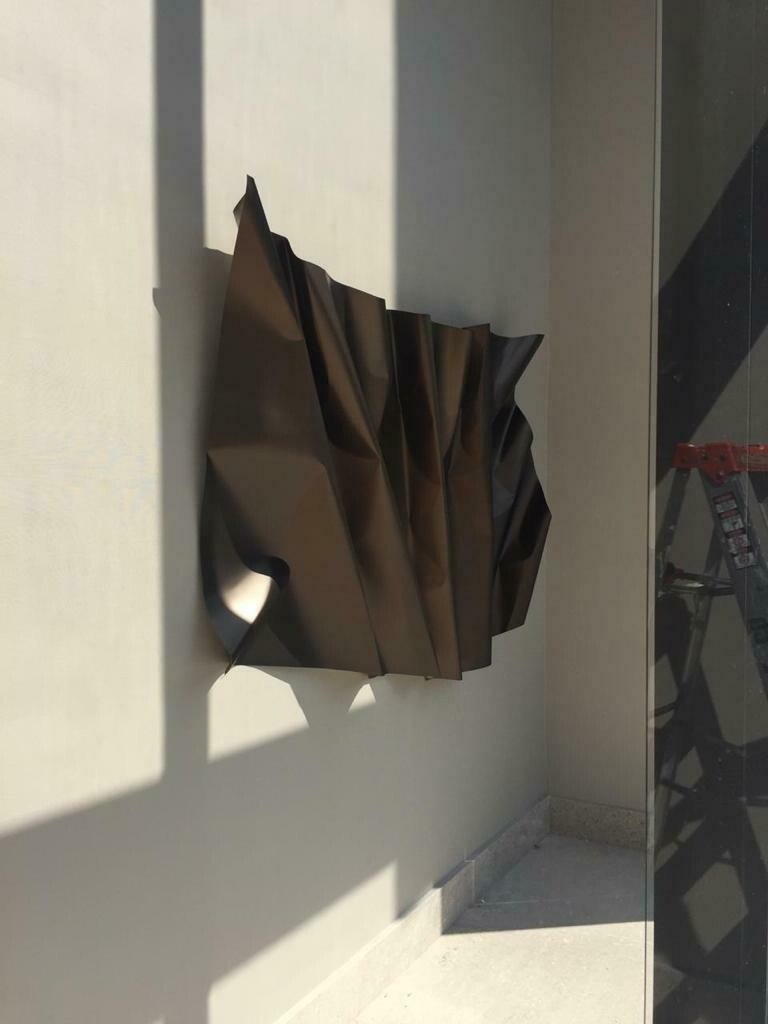 Escultura de Aluminio Café Mate