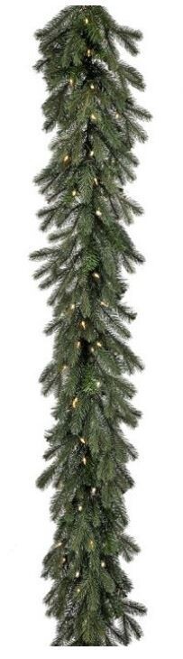 6&#39;X12&quot;D LED COLORADO GARLAND X130T 50L (BLUE SPRUCE CLEARBRITE)