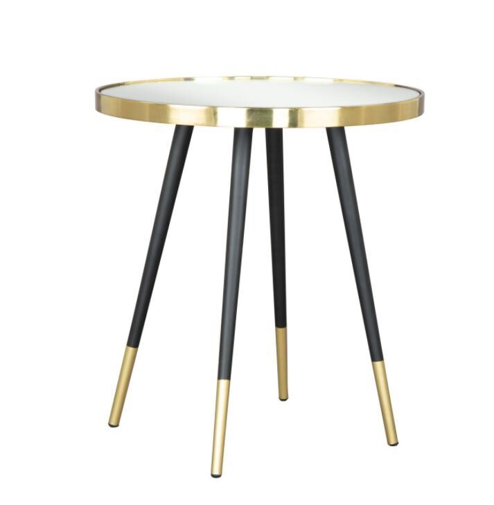 Particle Side Table Gold &amp; Black ZM