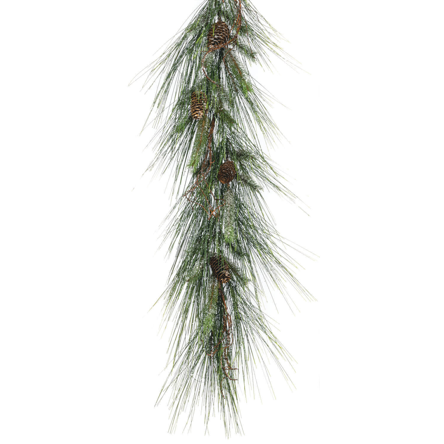 ICED LONG NEEDLE PINE GARLAND