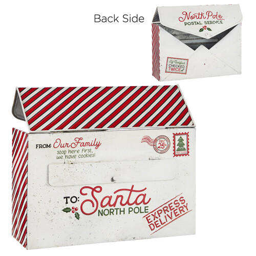 16.25&quot; Letter To Santa Lidded Container