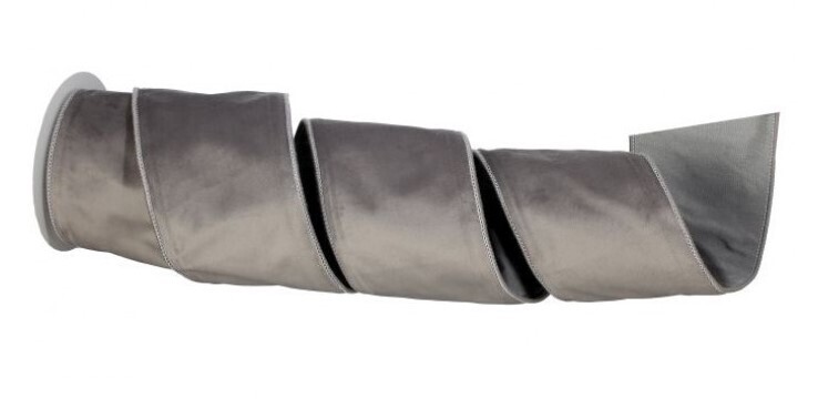 4&quot;X5Y SOFTY VELVET TAFETTA BACK RIBBON