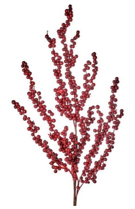 28&quot; WP BERRY CLUSTER BRANCH SPRAY
