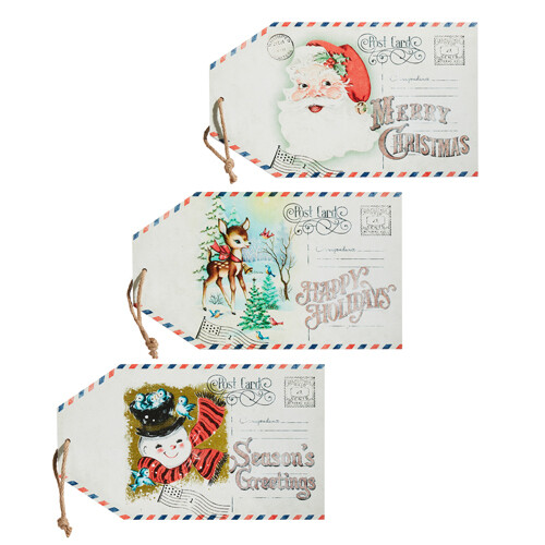 14&quot; Vintage Gift Tag Wall Art