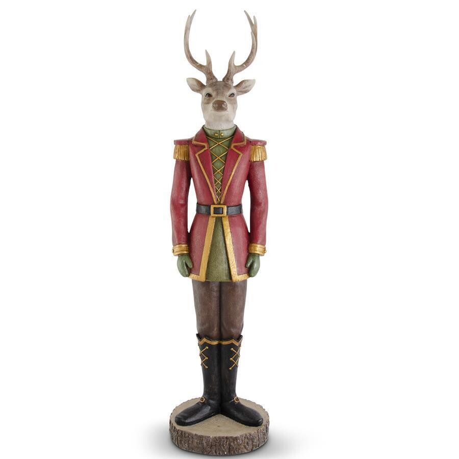 52.25&quot; Deer Solider Statue