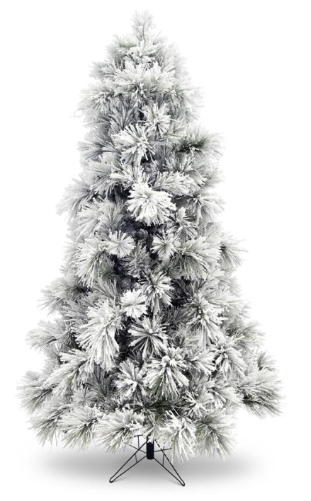 9 FOOT INSTANT LIT SLIM MEDIUM FLOCKED TREE W/774 TIPS