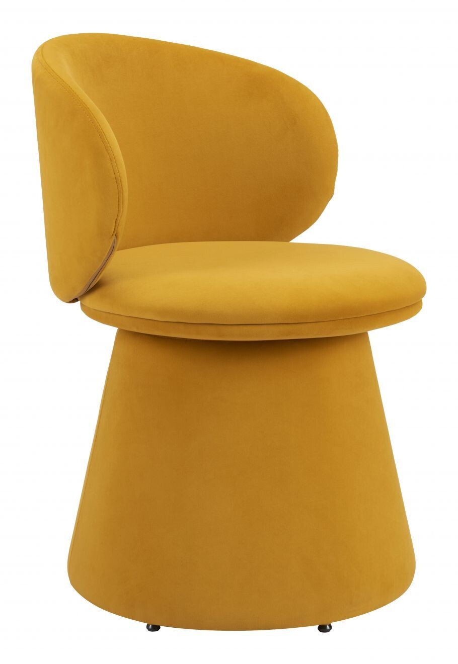 Oblic Swivel Dining Chair Orange ZM