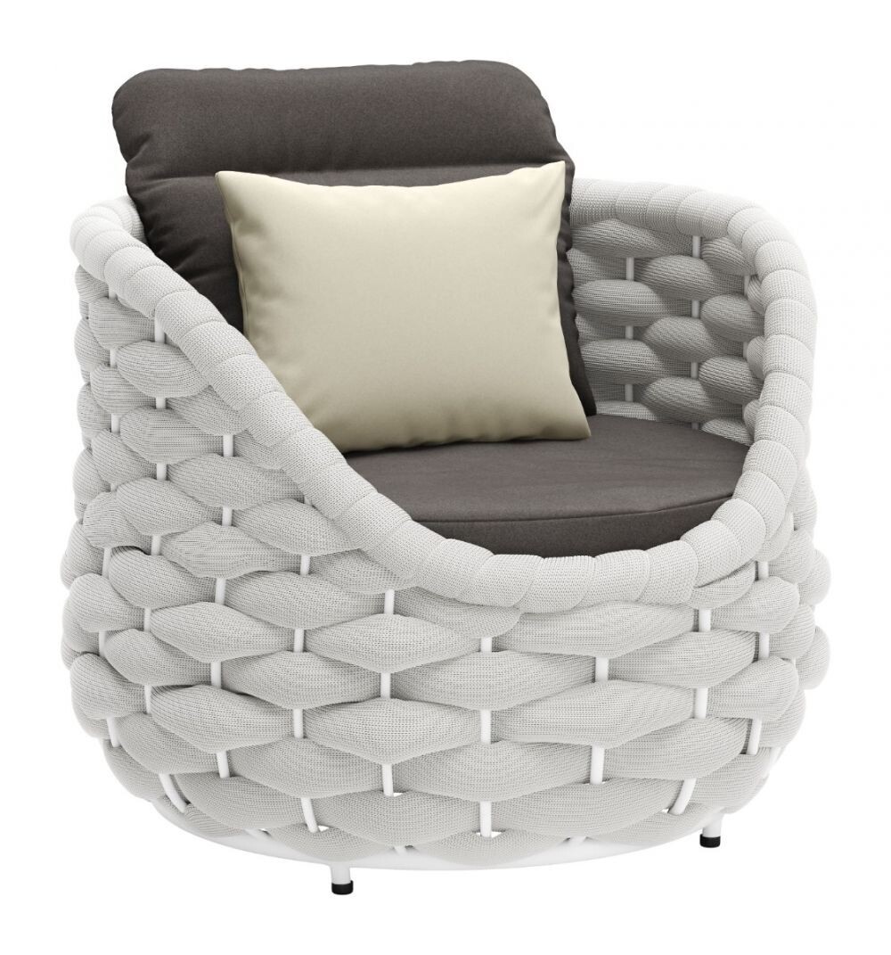 Coral Reef Accent Chair Gray ZM