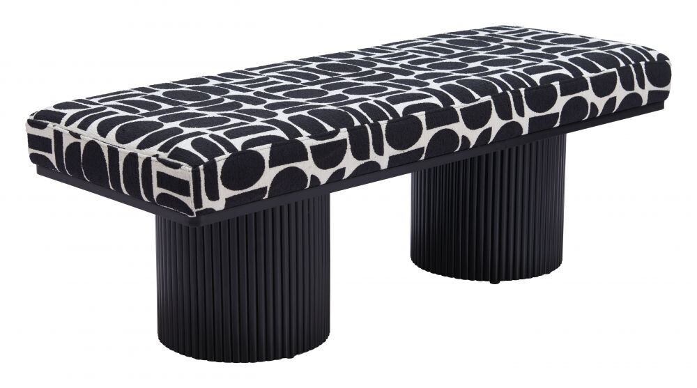 Botoia Bench Black &amp; White ZM