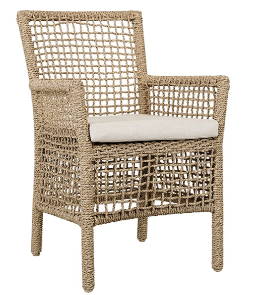 BRISBANE OUTDOOR DINING CHAIR NATURAL