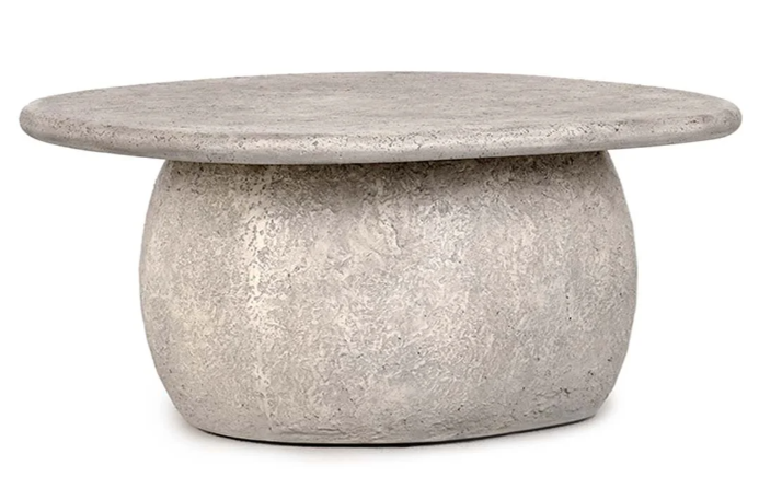 BRITNEY 42&quot; OUTDOOR ROUND COFFEE TABLE