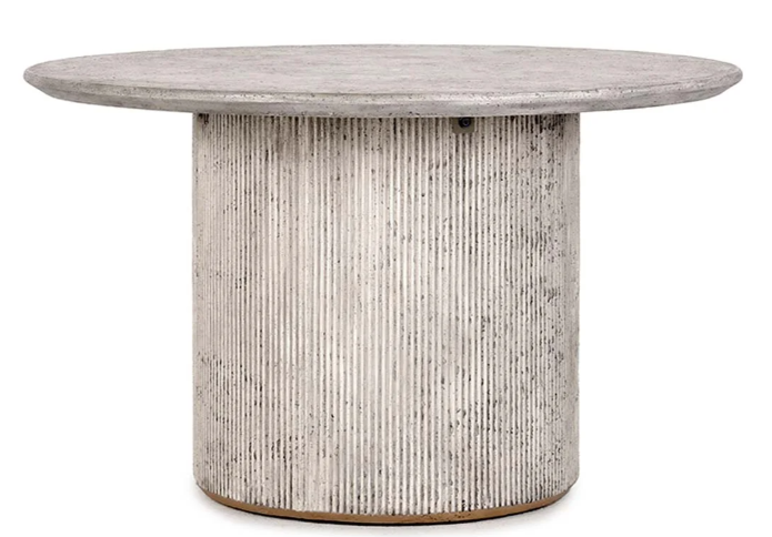 DEBBIE 51&quot; OUTDOOR ROUND DINING TABLE