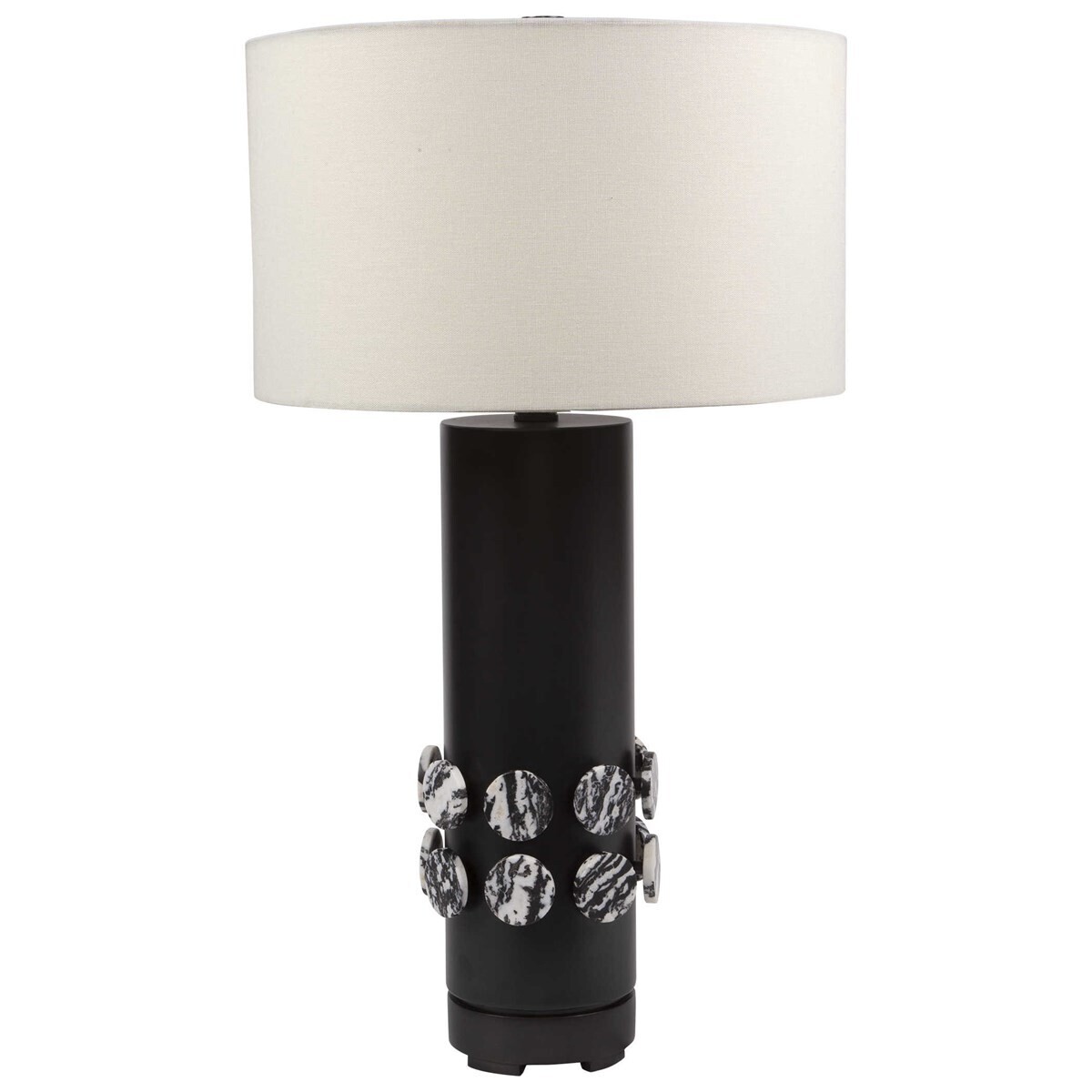 Zebra Stone Table Lamp UM