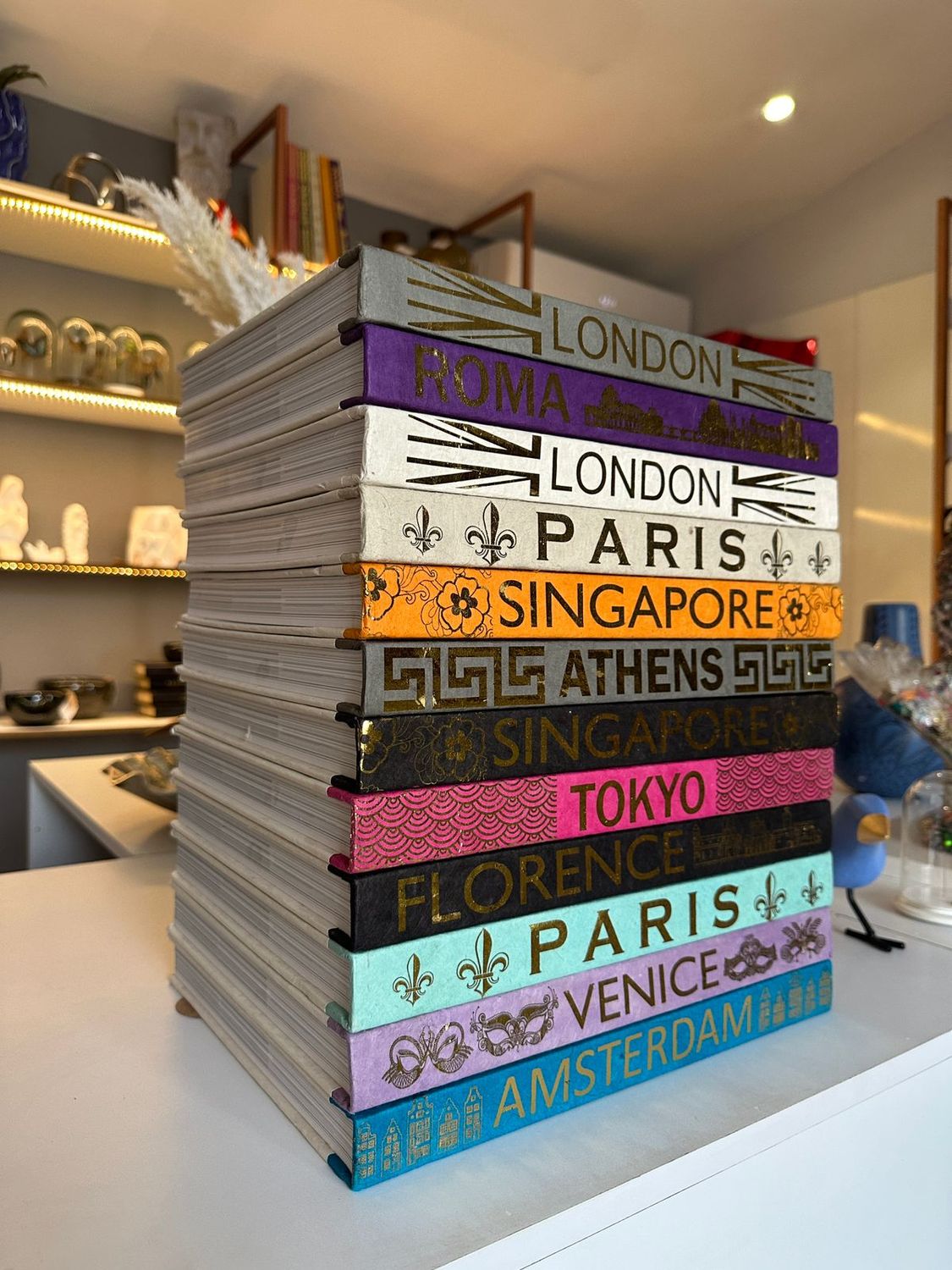 DECORATIVE TRAVEL BOOKS