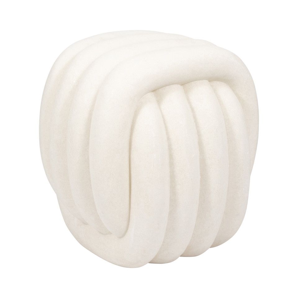 18&quot; Huzzah Quartz Resin Stool, White