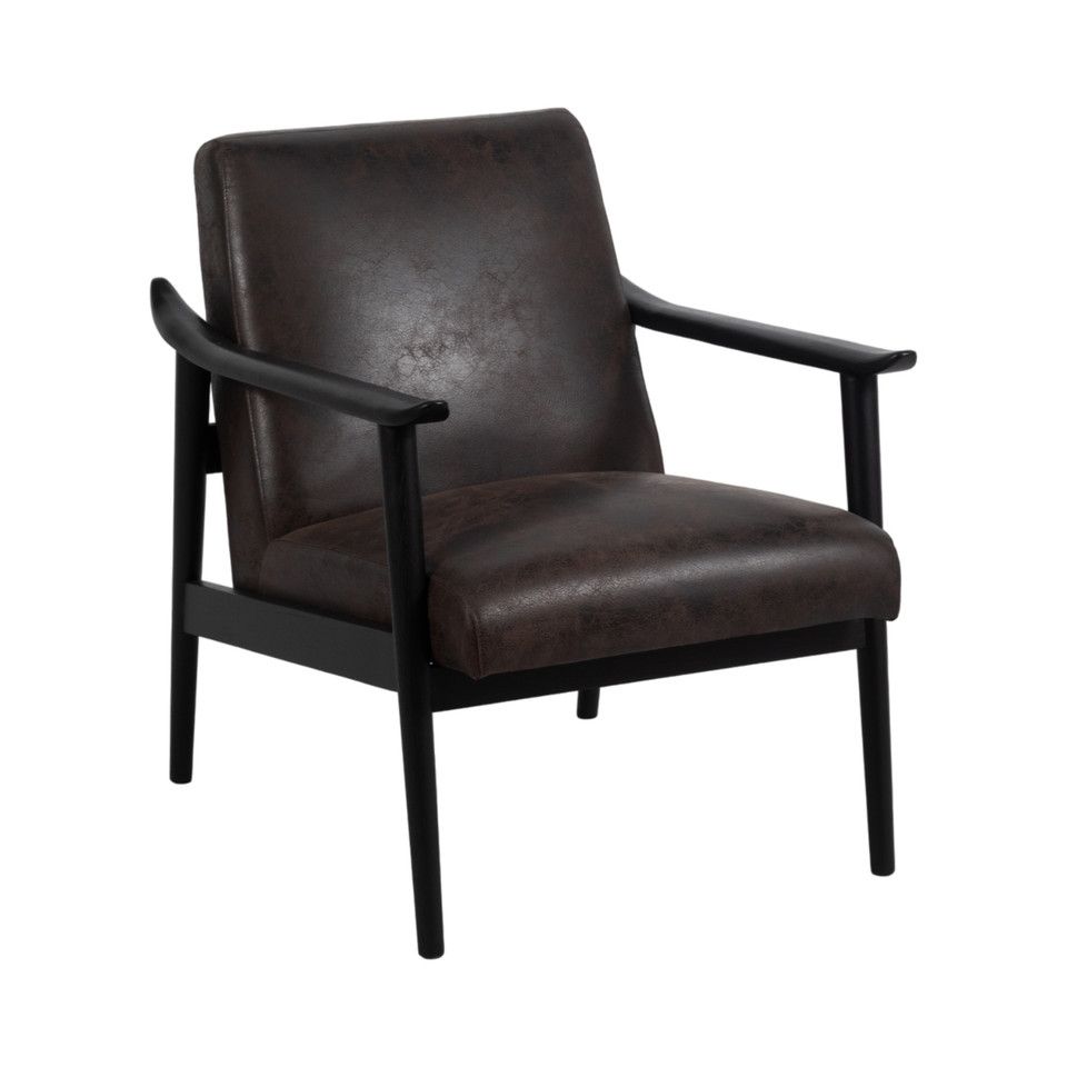 33&quot; Dinasty Accent Chair, Black
