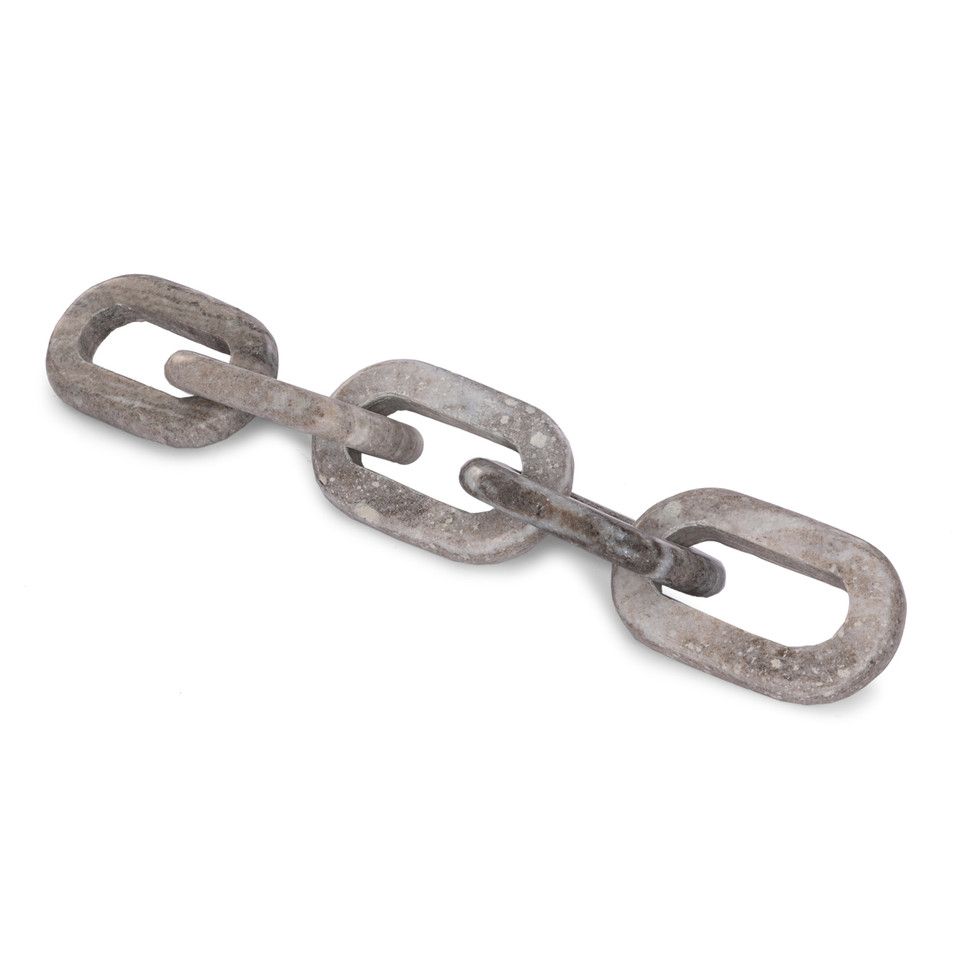 22x4&quot; 5-link Marble Chain, Grey